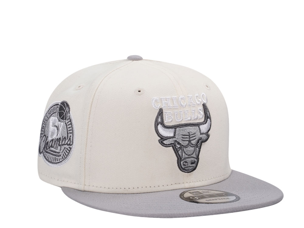 New Era Chicago Bulls 6x Champs Chrome Two Tone Edition 9Fifty Snapback Casquette