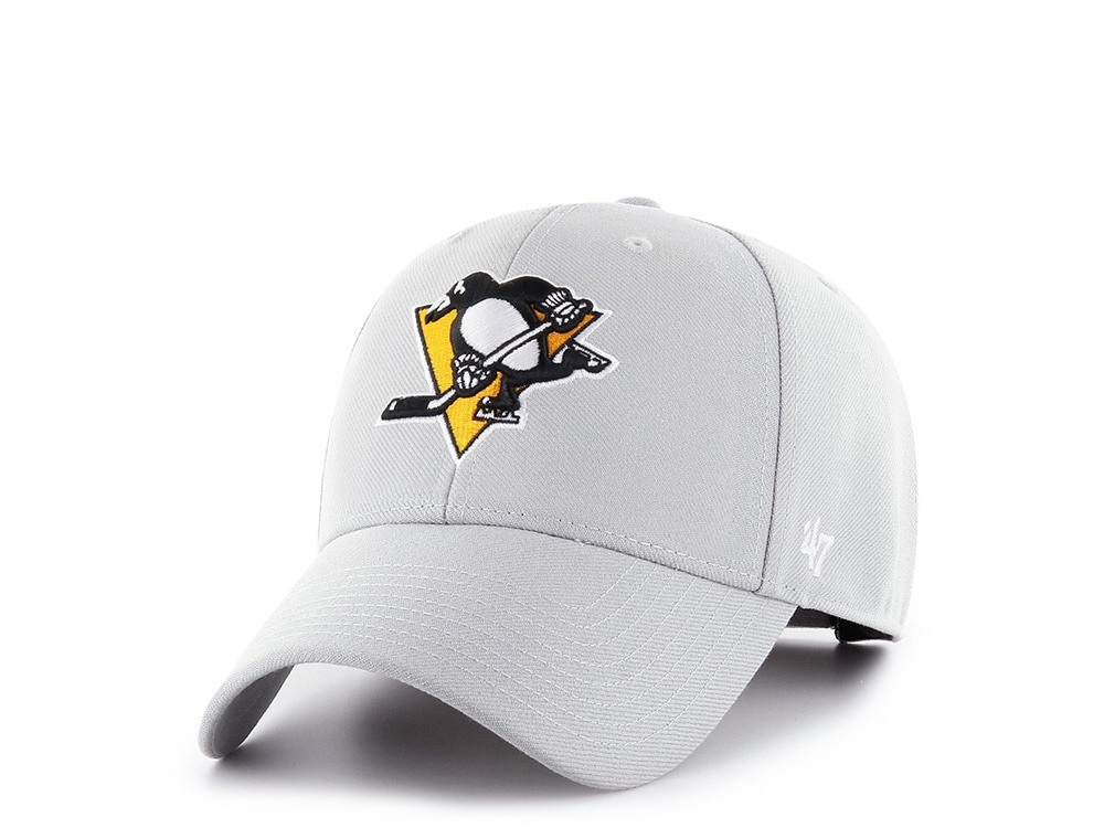 47Brand Pittsburgh Penguins Gray Classic Strapback Casquette