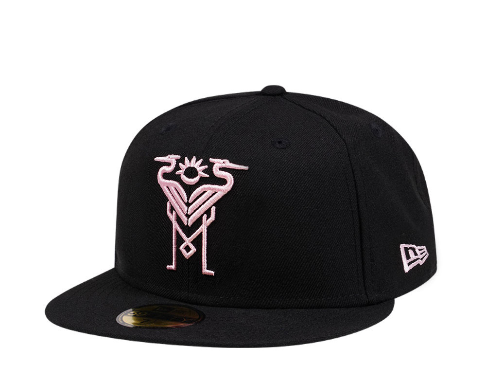 New Era Inter Miami Black and Pink Edition 59Fifty Fitted Casquette