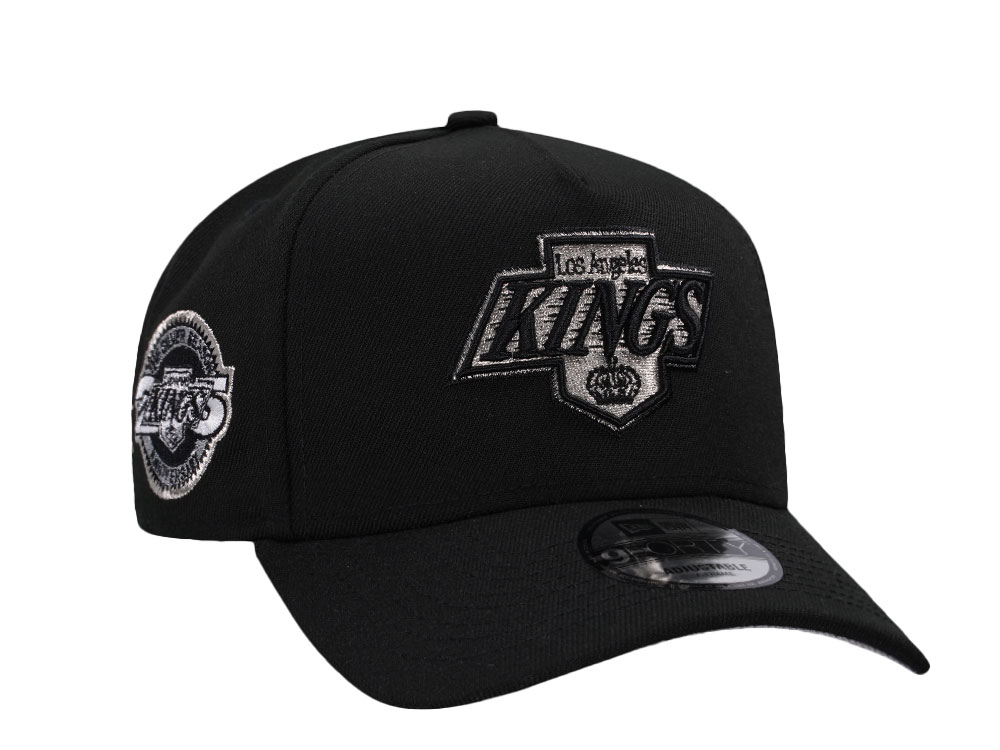 New Era Los Angeles Kings 25th Anniversary Black Classic 9Forty A Frame Snapback Casquette