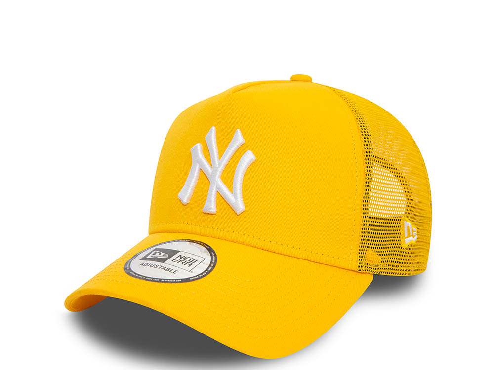 New Era New York Yankees Yellow A Frame Trucker Snapback Casquette