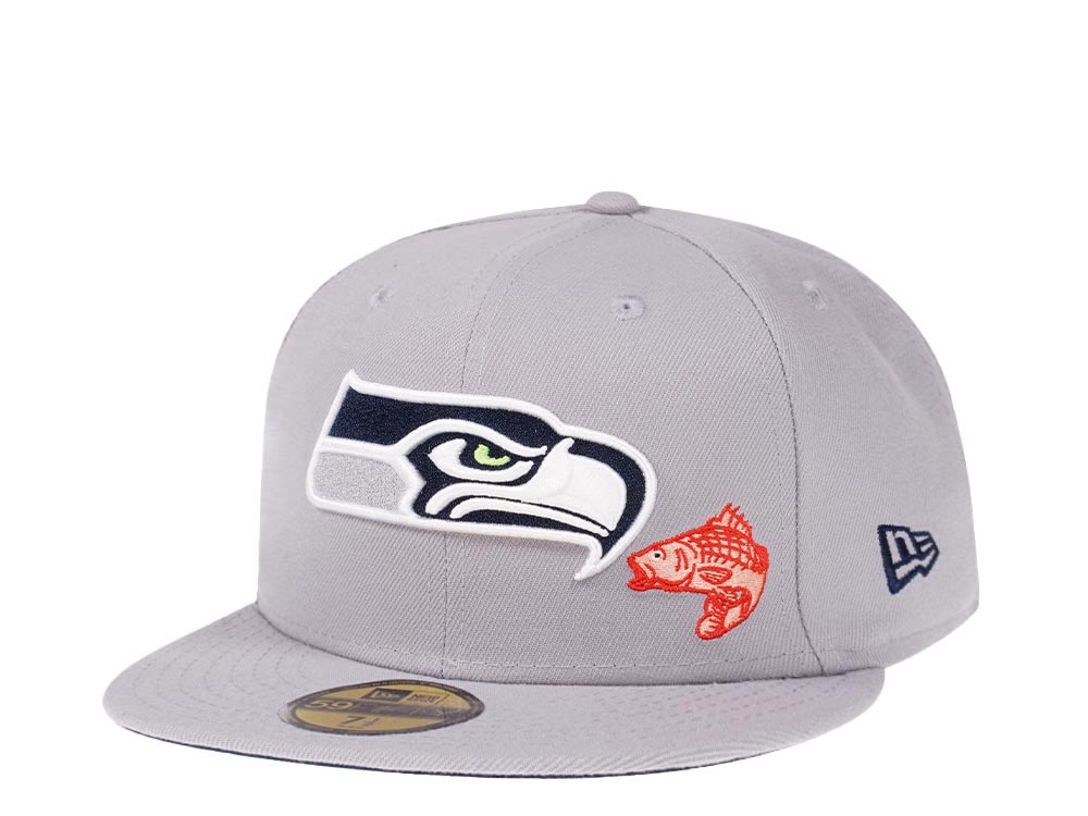 New Era Seattle Seahawks City Icons Grey Edition 59Fifty Fitted Casquette