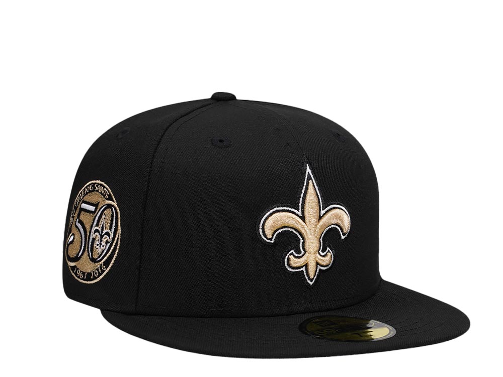 New Era New Orleans Saints 50 Seasons Classic Prime Edition 59Fifty Fitted Casquette