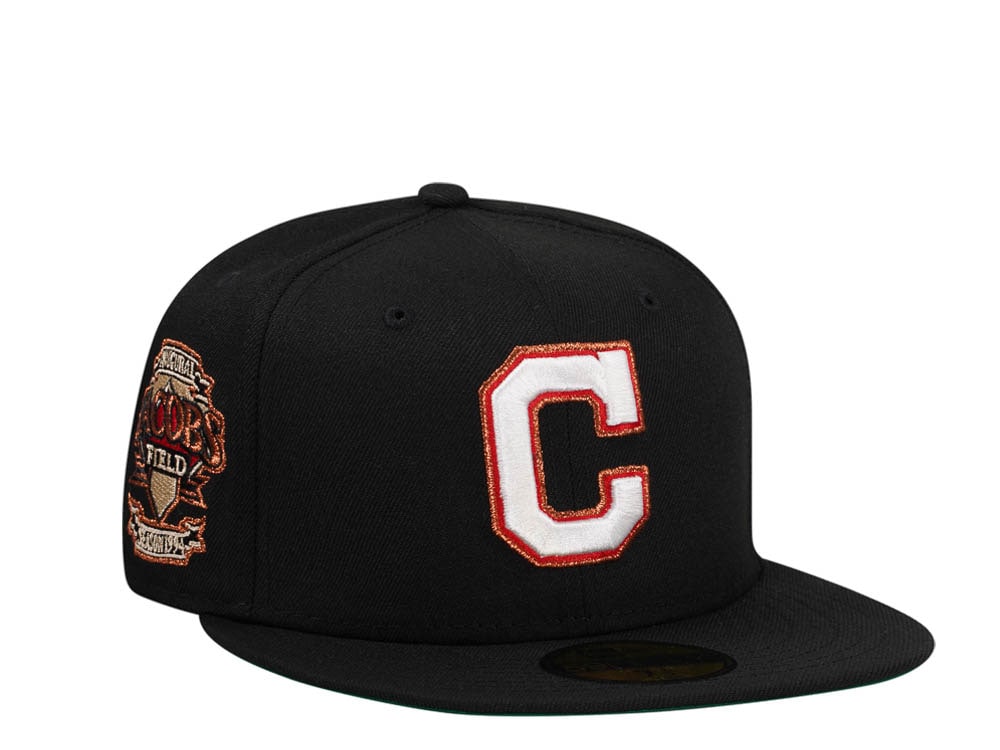 New Era Cleveland Indians Jacobs Field Black Throwback Edition 59Fifty Fitted Casquette