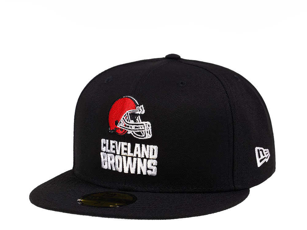 New Era Cleveland Browns Black Crimson Collection 59Fifty Fitted Casquette