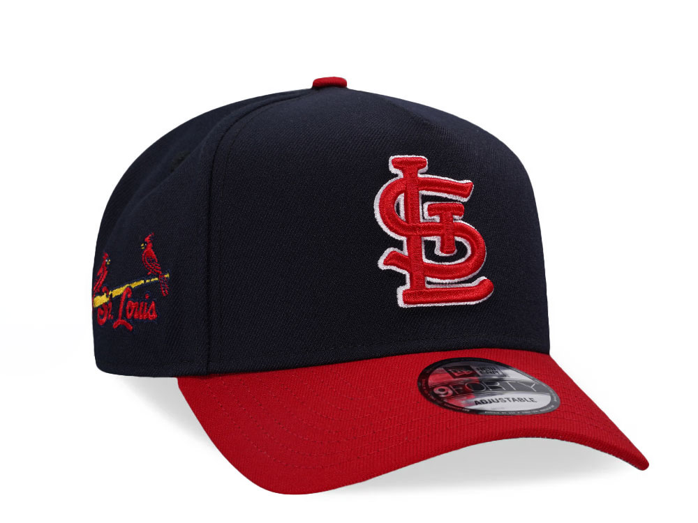 New Era St. Louis Cardinals Navy Two Tone  9Forty A Frame Snapback Casquette