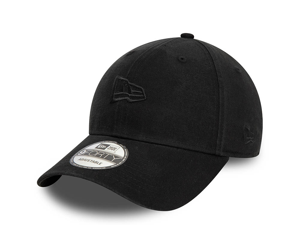 New Era Flag Black 9Forty Strapback Casquette