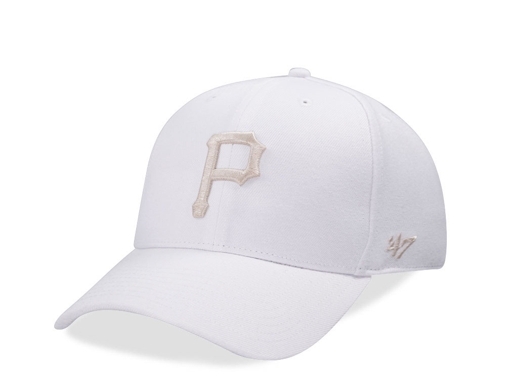 47Brand Pittsburgh Pirates White MVP Snapback Casquette