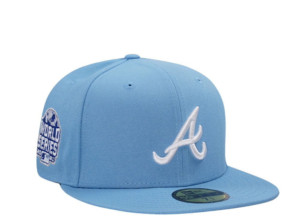 New Era Atlanta Braves World Series 2021 Fresh Blue Prime Edition 59Fifty Fitted Casquette