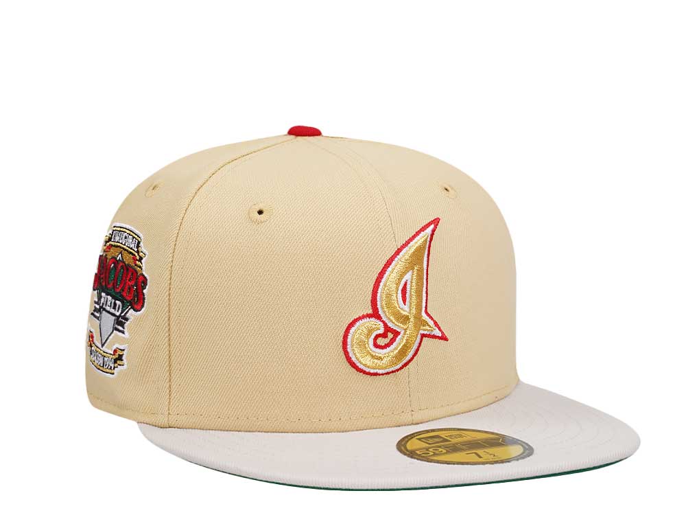 New Era Cleveland Indians Inaugural Season 1994 Vegas Gold Two Tone Edition 59Fifty Fitted Casquette