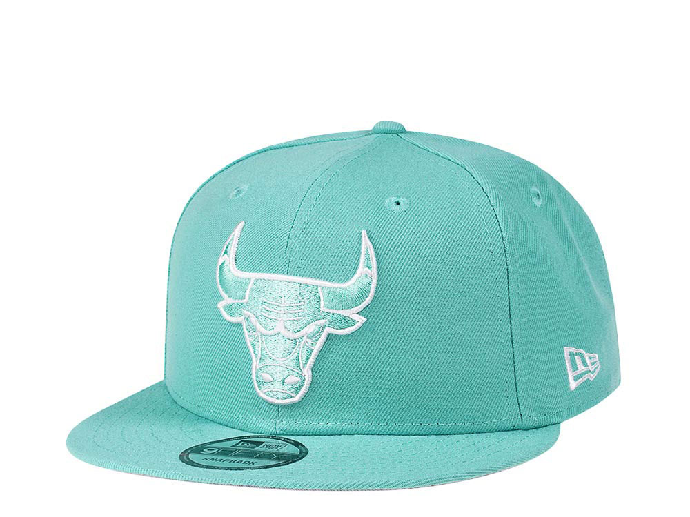 New Era Chicago Bulls Summer Mint Edition 9Fifty Snapback Casquette