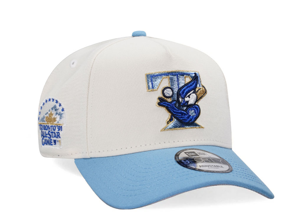 New Era Toronto Blue Jays All Star Game 1991 Vegas Ice Two Tone Edition A Frame 9Forty Snapback Casquette