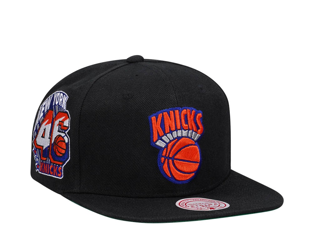 Mitchell & Ness New York Knicks NBA Black Side Jam Throwback Edition Snapback Casquette