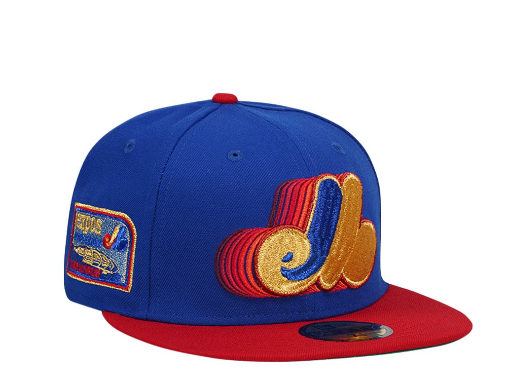 New Era Montreal Expos Olympic Stadium Faded Gold Two Tone Edition 59Fifty Fitted Casquette