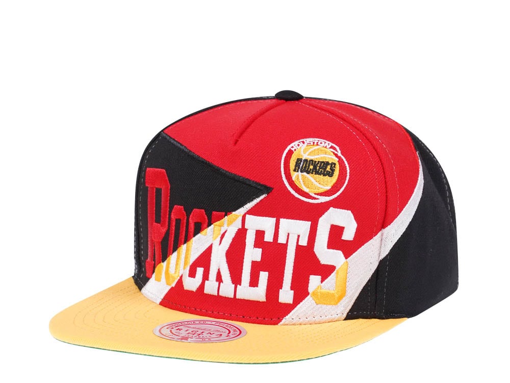 Mitchell & Ness Houston Rockets NBA Multiply Hardwood Classic Snapback Casquette