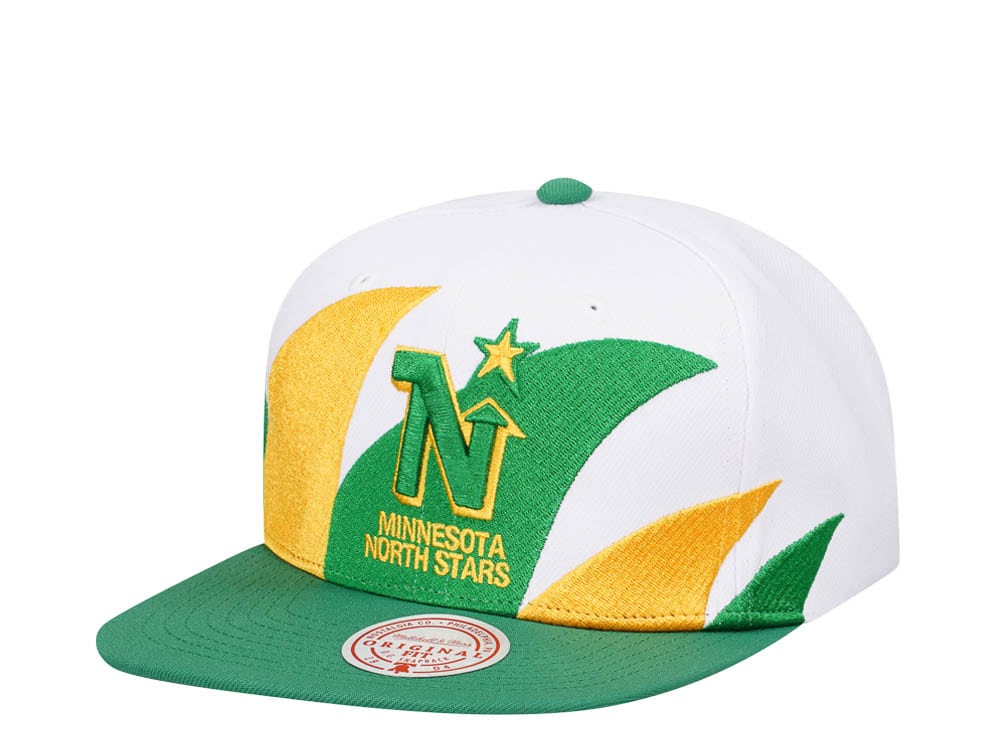 Mitchell & Ness Minnesota North Stars Vintage Sharktooth Snapback Casquette