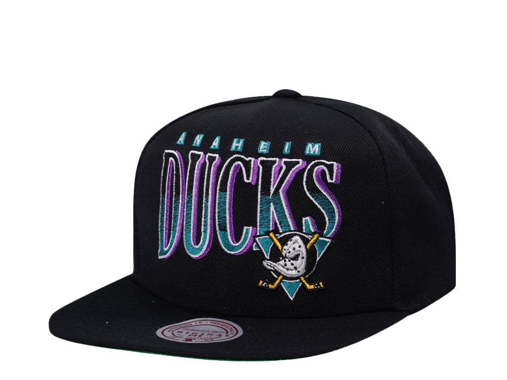 Mitchell & Ness Anaheim Ducks Vintage Script Snapback Casquette