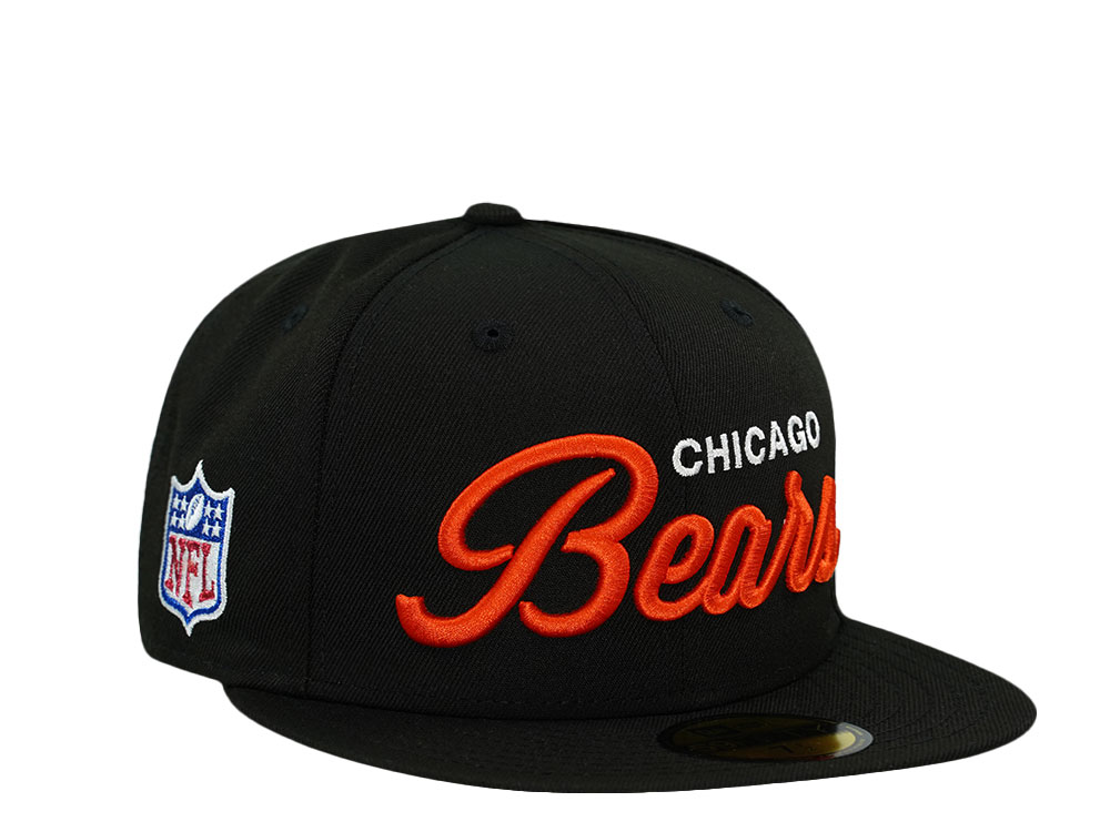 New Era Chicago Bears Black Throwback Prime Edition 59Fifty Fitted Casquette