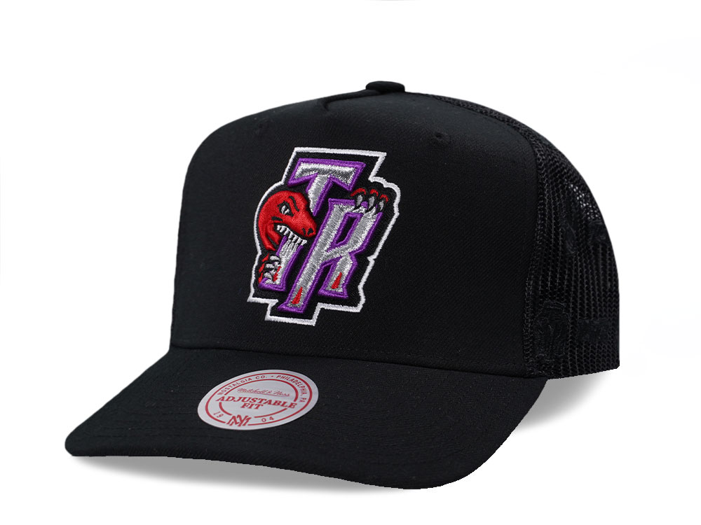 Mitchell & Ness Toronto Raptors Black Monogram Trucker Edition Snapback Casquette