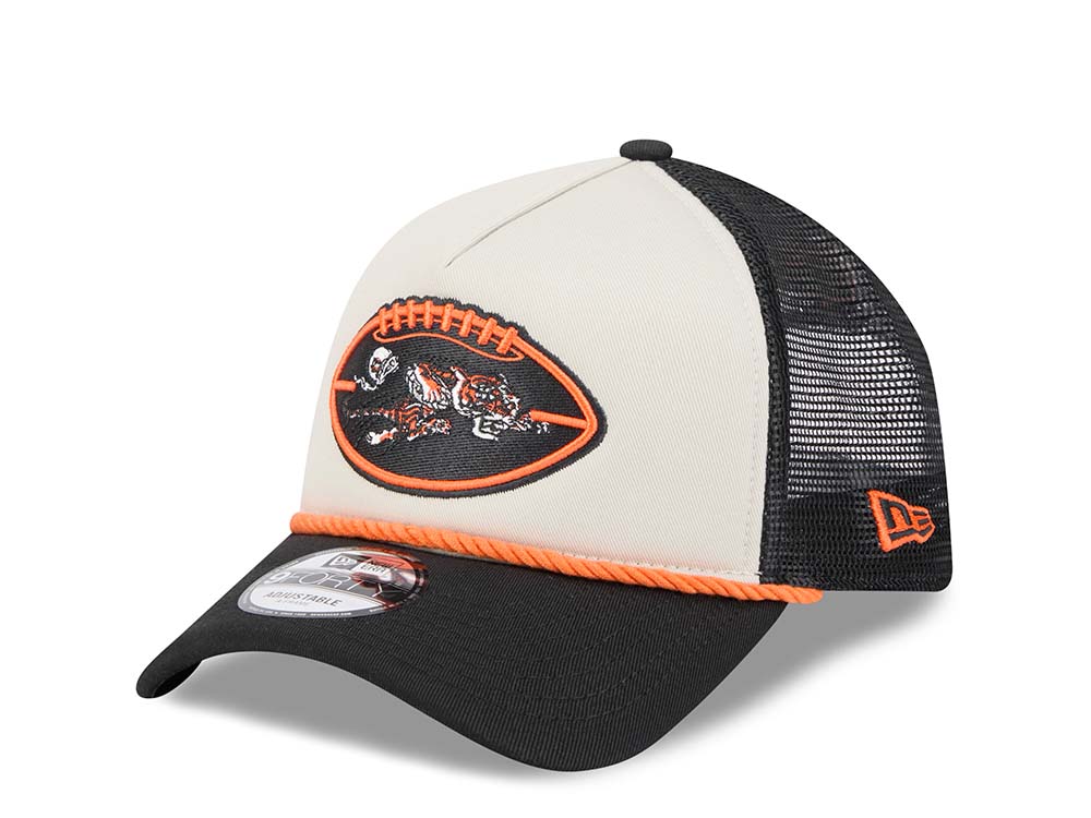 New Era Cincinnati Bengals Sideline 2024 9Forty A Frame Trucker Snapback Casquette