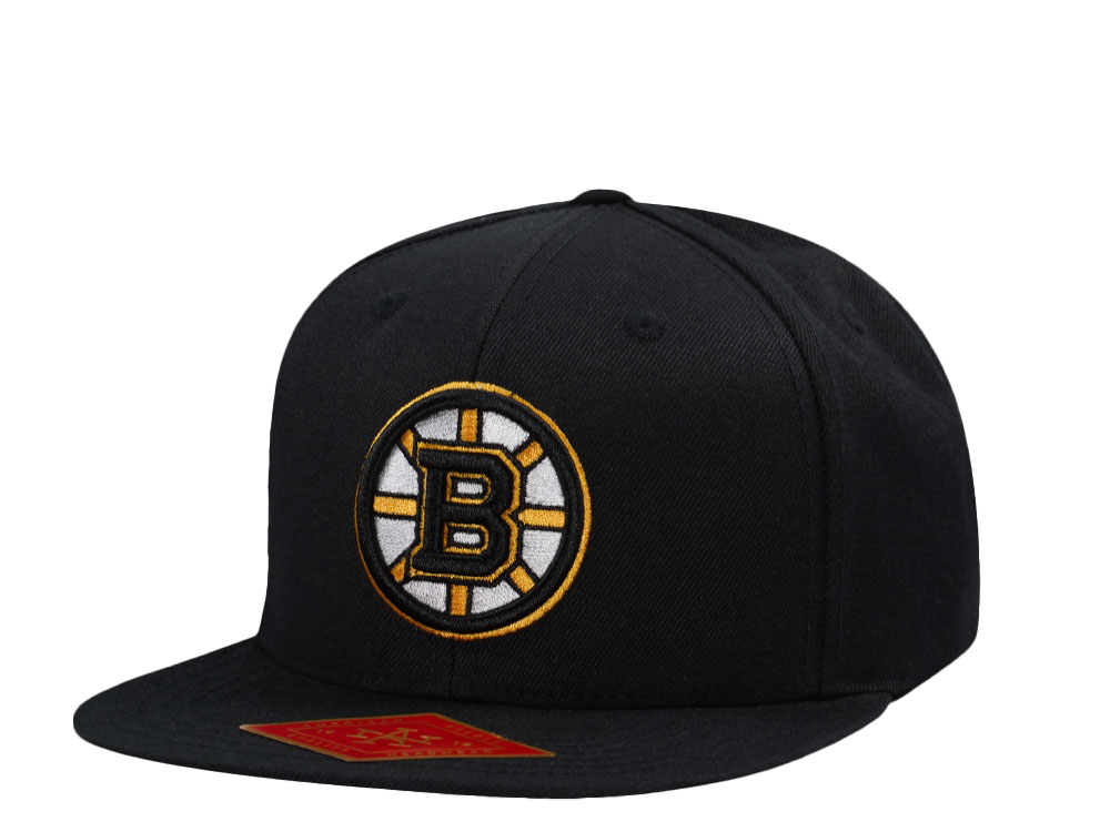 American Needle Boston Bruins Black Snapback Casquette