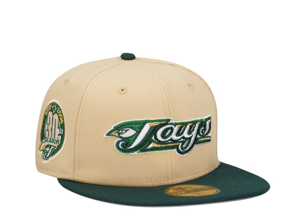 New Era Toronto Blue Jays 30th Anniversary Vegas Gold Two Tone Edition 59Fifty Fitted Casquette