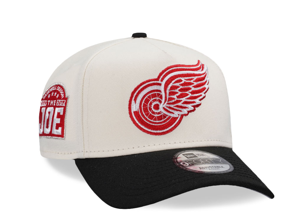 New Era Detroit Red Wings Farewell Season Joe Louis Arena Chrome Two Tone Edition 9Forty A Frame Snapback Casquette