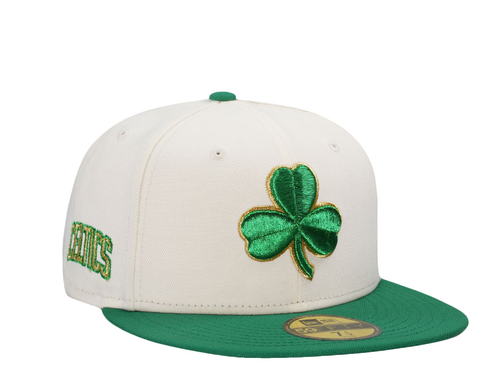 New Era Boston Celtics Chrome Gold Two Tone Edition 59Fifty Fitted Casquette