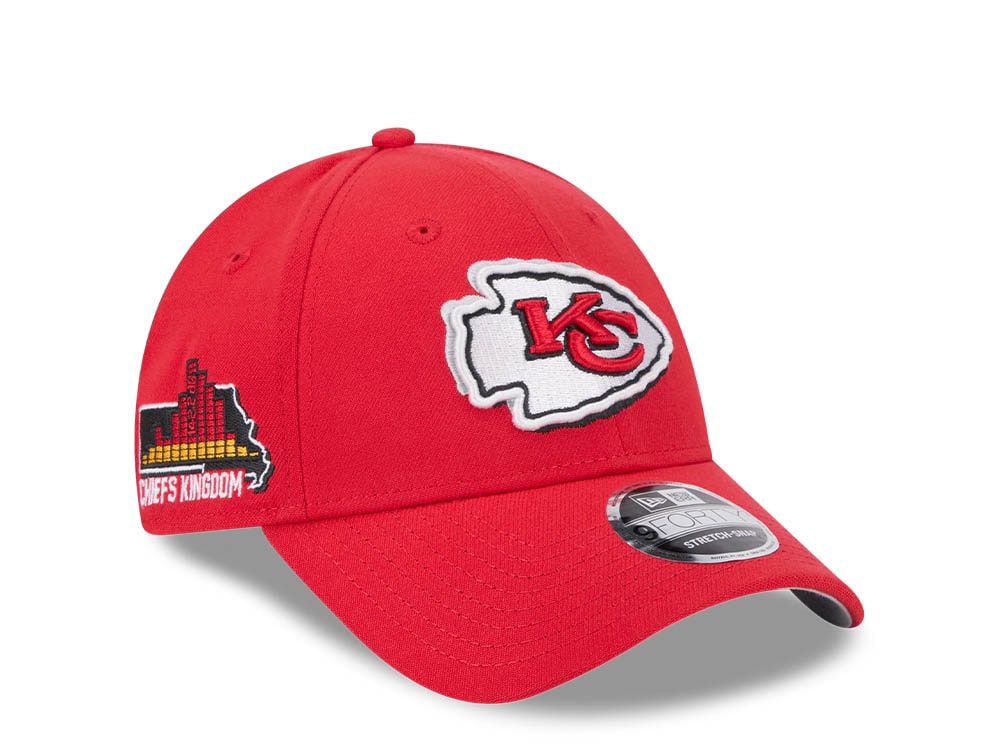 New Era Kansas City Chiefs NFL24 Draft 9Forty Stretch Snapback Casquette