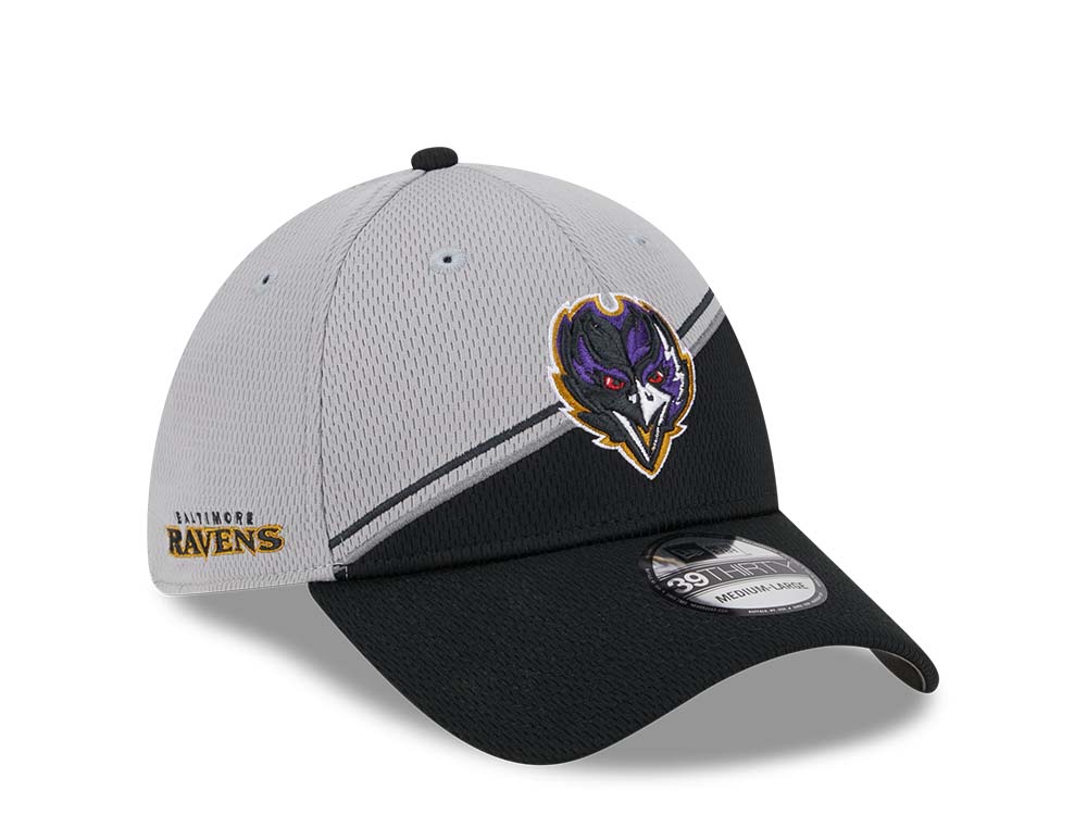 New Era Baltimore Ravens NFL Sideline 2023 39Thirty Stretch Casquette