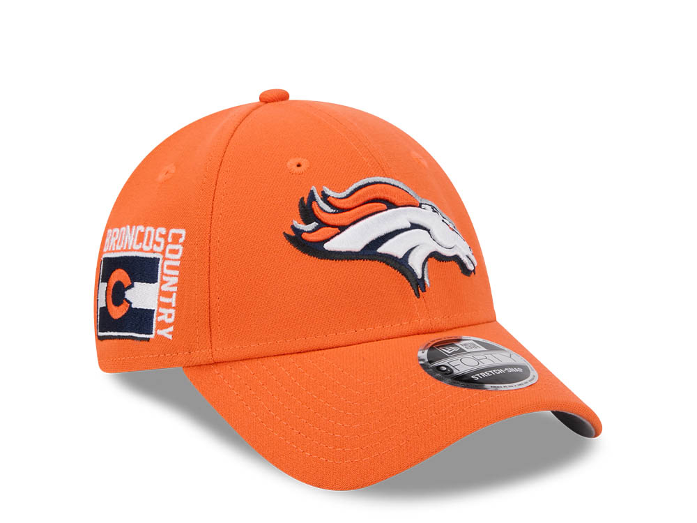 New Era Denver Broncos NFL24 Draft 9Forty Stretch Snapback Casquette