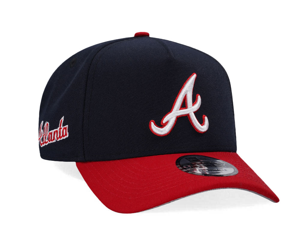 New Era Atlanta Braves Classic Two Tone Edition 9Forty A Frame Snapback Casquette