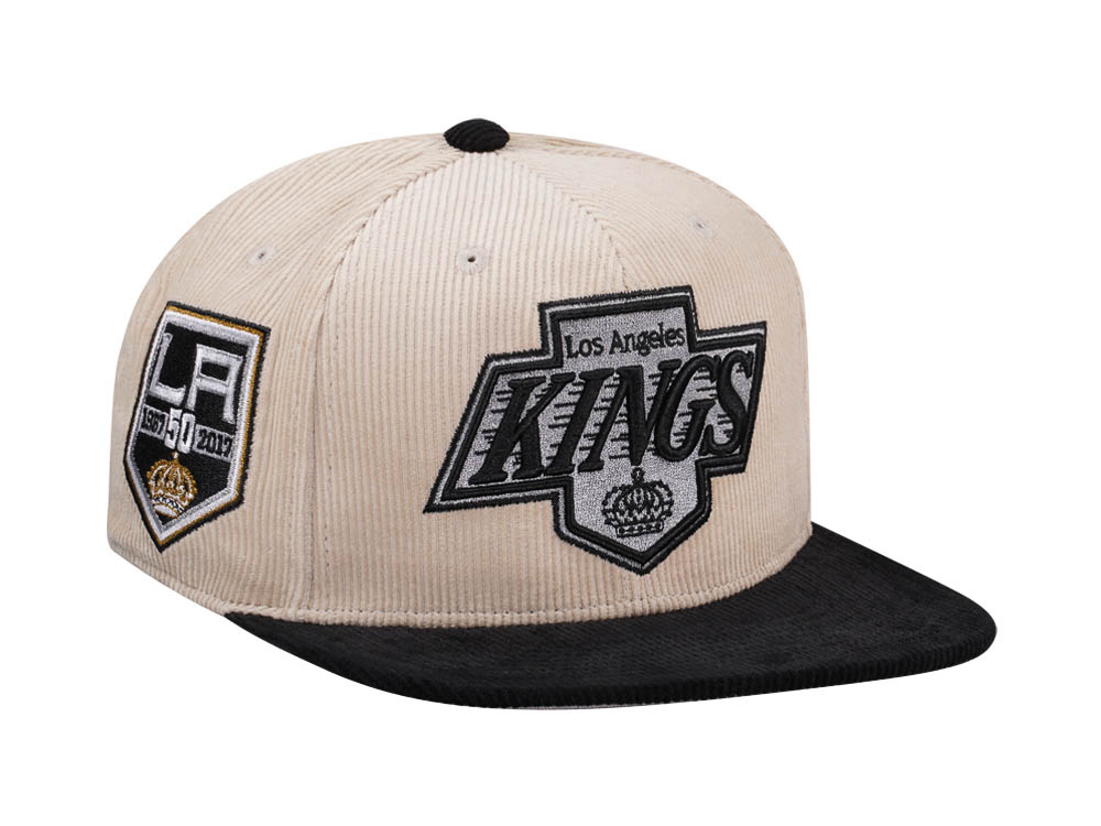 Mitchell & Ness Los Angeles Kings 50th Anniversary Two Tone Vintage Cord Edition Dynasty Fitted Casquette