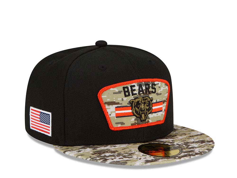 New Era Chicago Bears Salute to Service 21 59Fifty Fitted Casquette