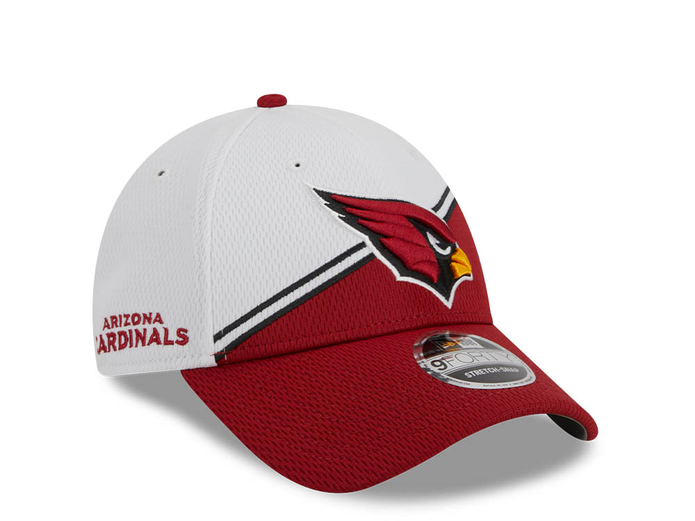 New Era Arizona Cardinals NFL Sideline 2023 Red White  9Forty Snapback Casquette