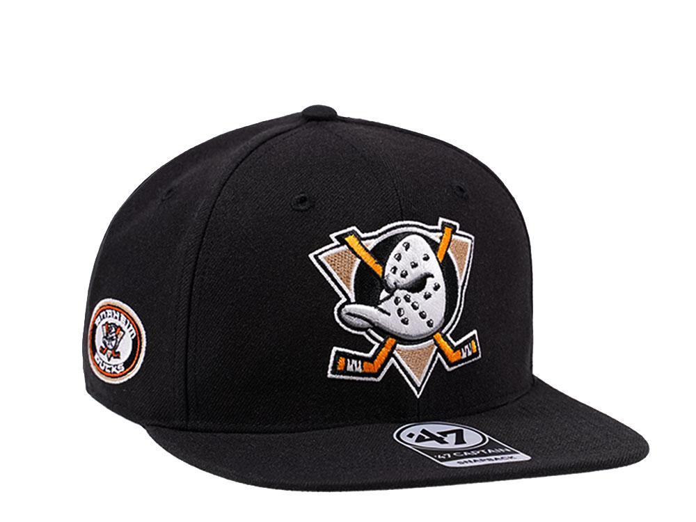 47brand Anaheim Ducks Jersey Patch Edition Captain Snapback Casquette