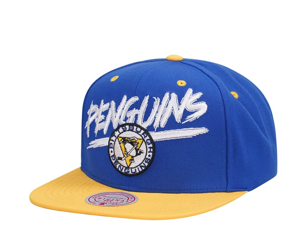 Mitchell & Ness Pittsburgh Penguins Transcript Two Tone Snapback Casquette