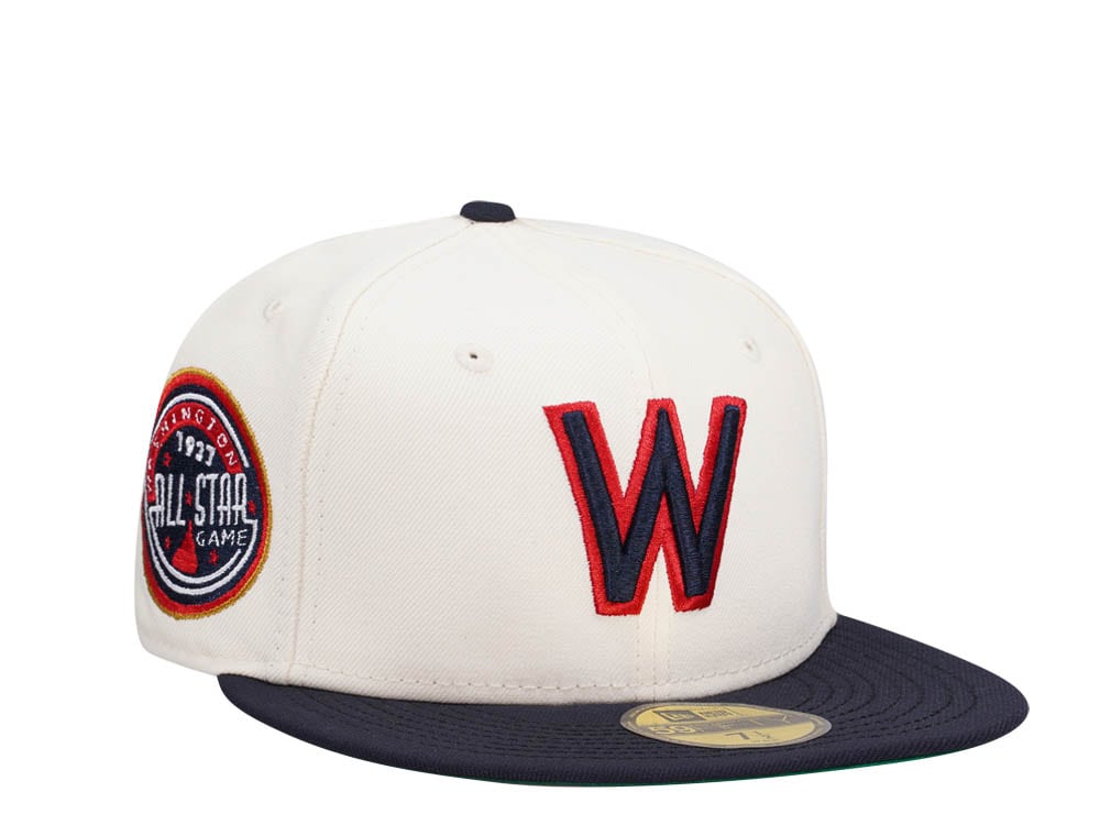 New Era Washington Senators All Star Game 1937 Chrome Two Tone Throwback Edition 59Fifty Fitted Casquette