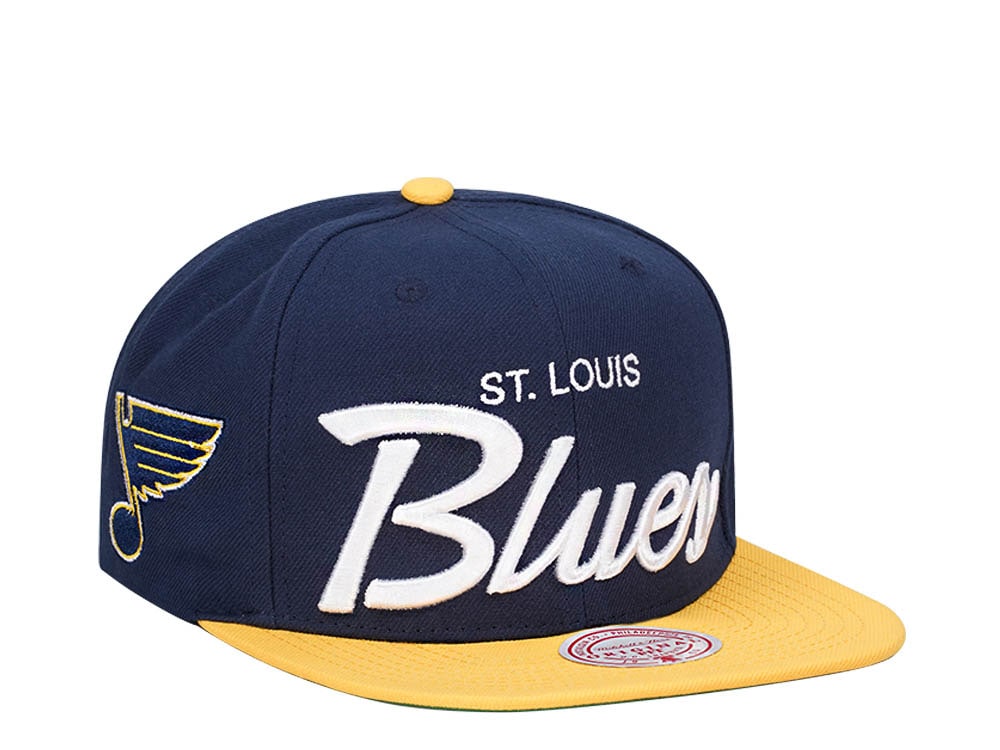 Mitchell & Ness St. Louis Blues Vintage Script Snapback Casquette