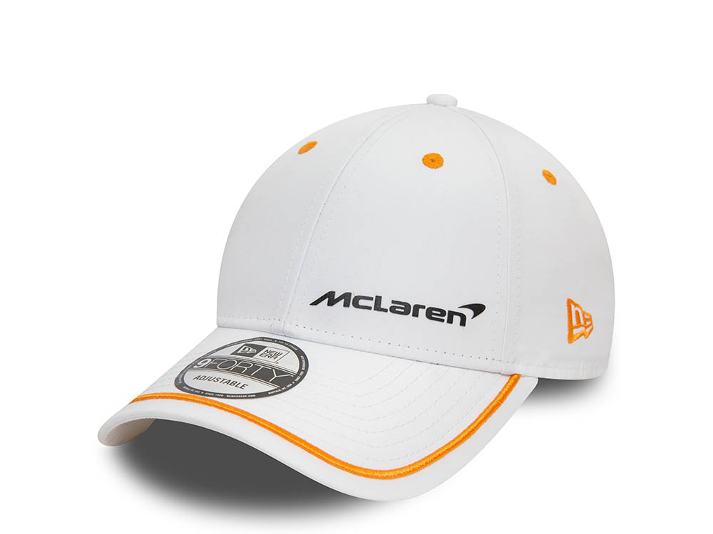 New Era Mclaren Automotive Contrast Piping White 9Forty Snapback  Casquette