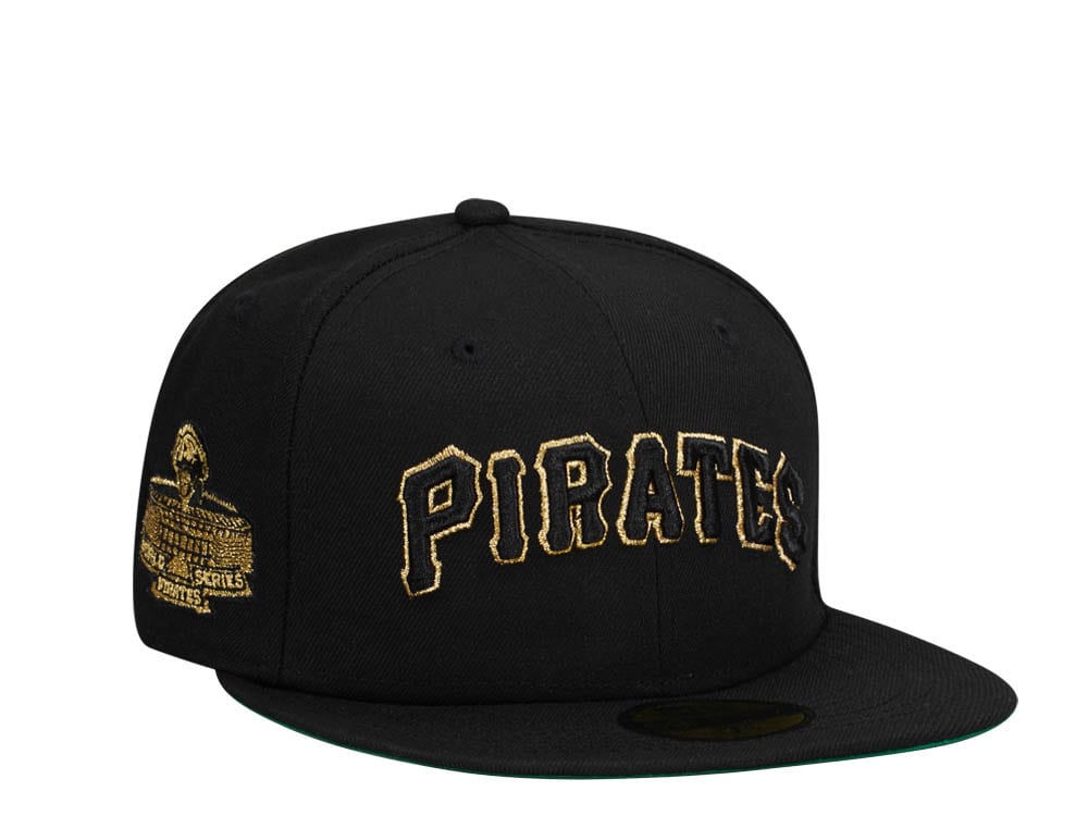 New Era Pittsburgh Pirates World Series 1971 Black Gold Throwback Edition 59Fifty Fitted Casquette