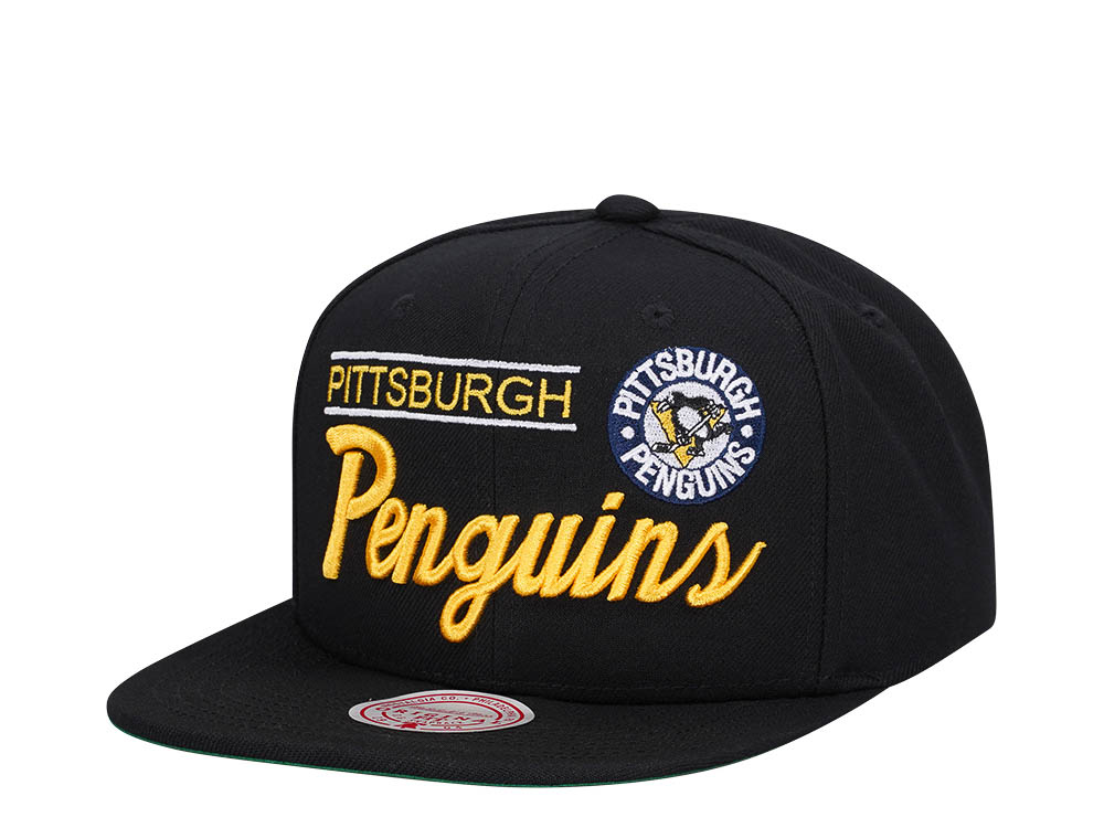 Mitchell & Ness Pittsburgh Penguins Lock Up Vintage Snapback Casquette