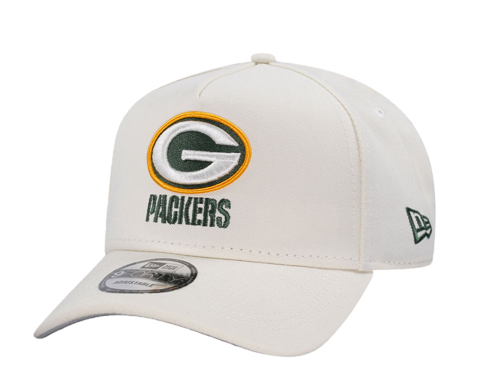 New Era Green Bay Packers Chrome Edition 9Forty A Frame Snapback Casquette