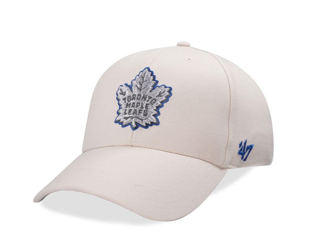 47Brand Toronto Maple Leafs Natural Metallic MVP Snapback Casquette