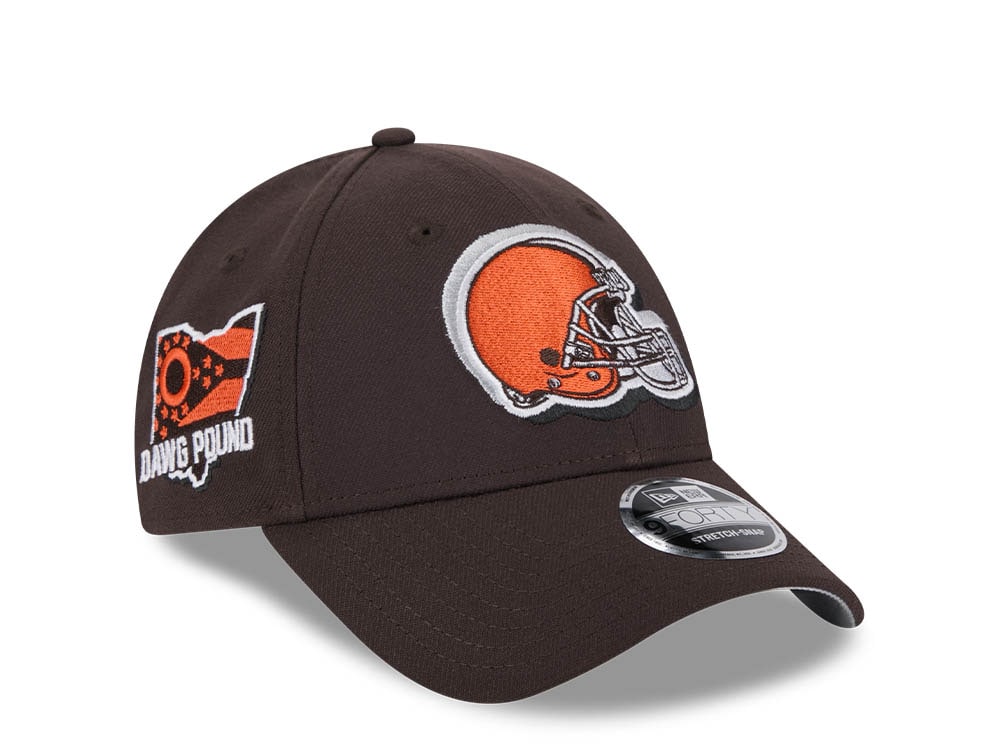 New Era Cleveland Browns NFL24 Draft 9Forty Stretch Snapback Casquette