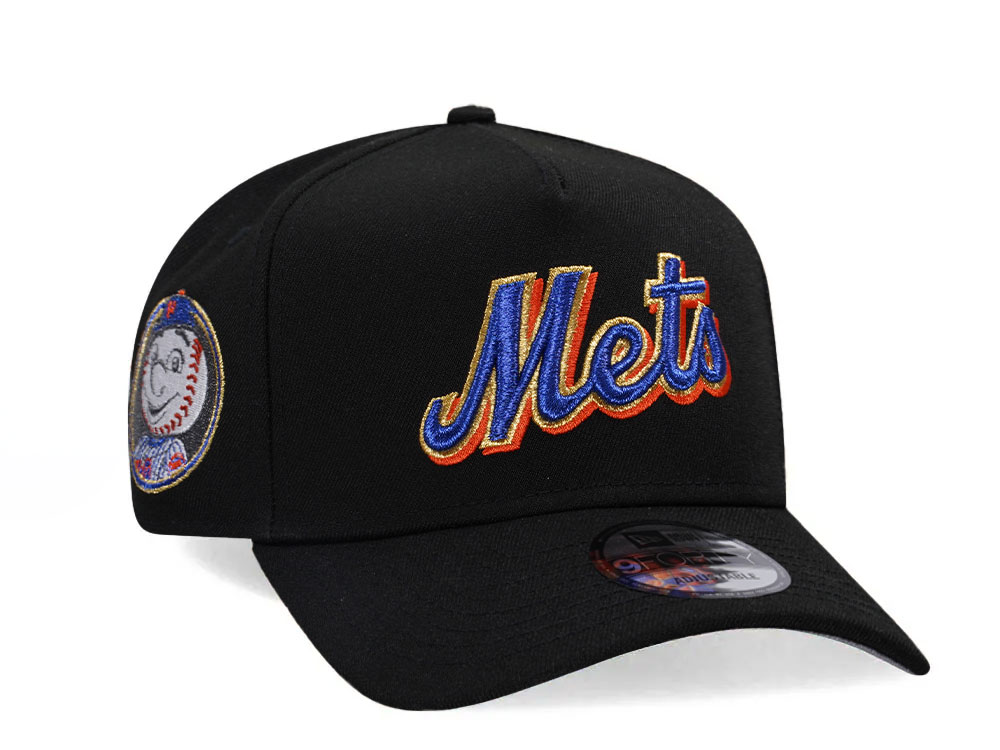 New Era New York Mets Mr. Met Gold Edition 9Forty A Frame Snapback Casquette