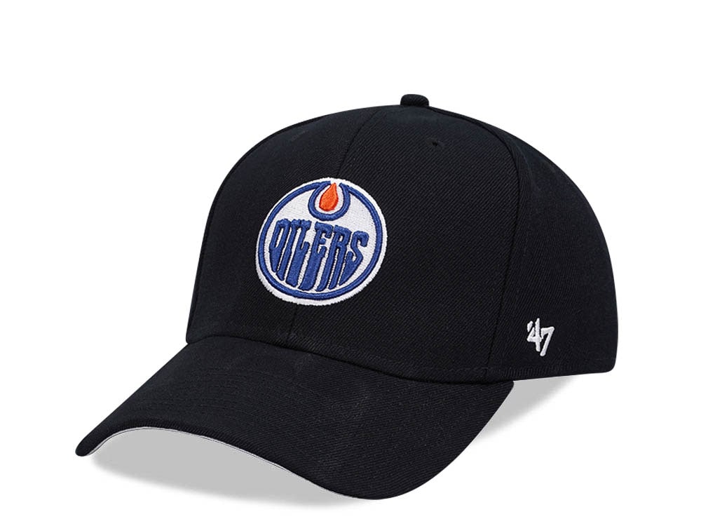 47Brand Edmonton Oilers Black MVP Snapback Casquette