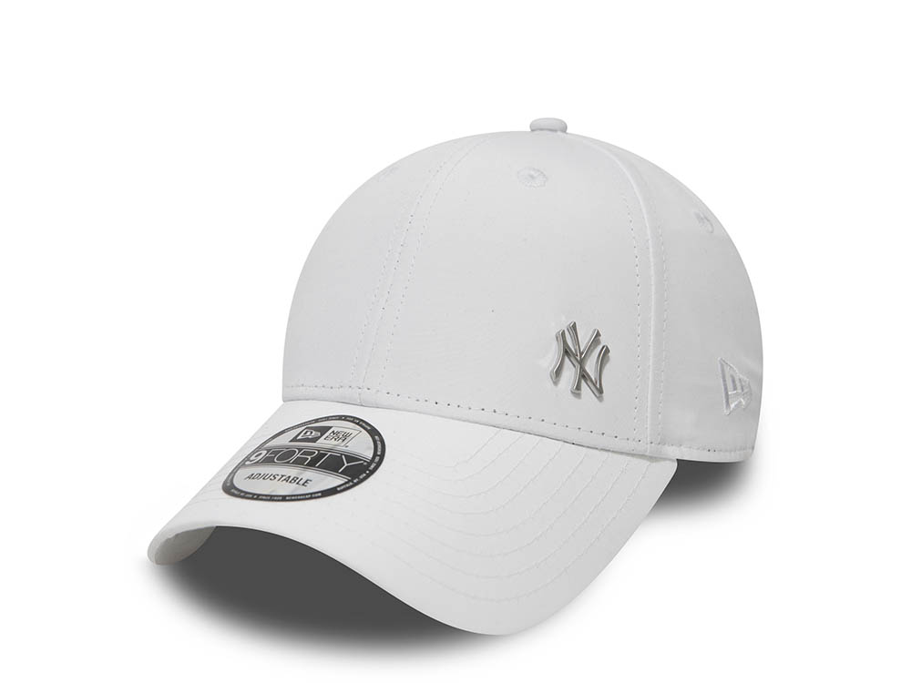 New Era New York Yankees White Basic Flawless 9Forty Strapback Casquette