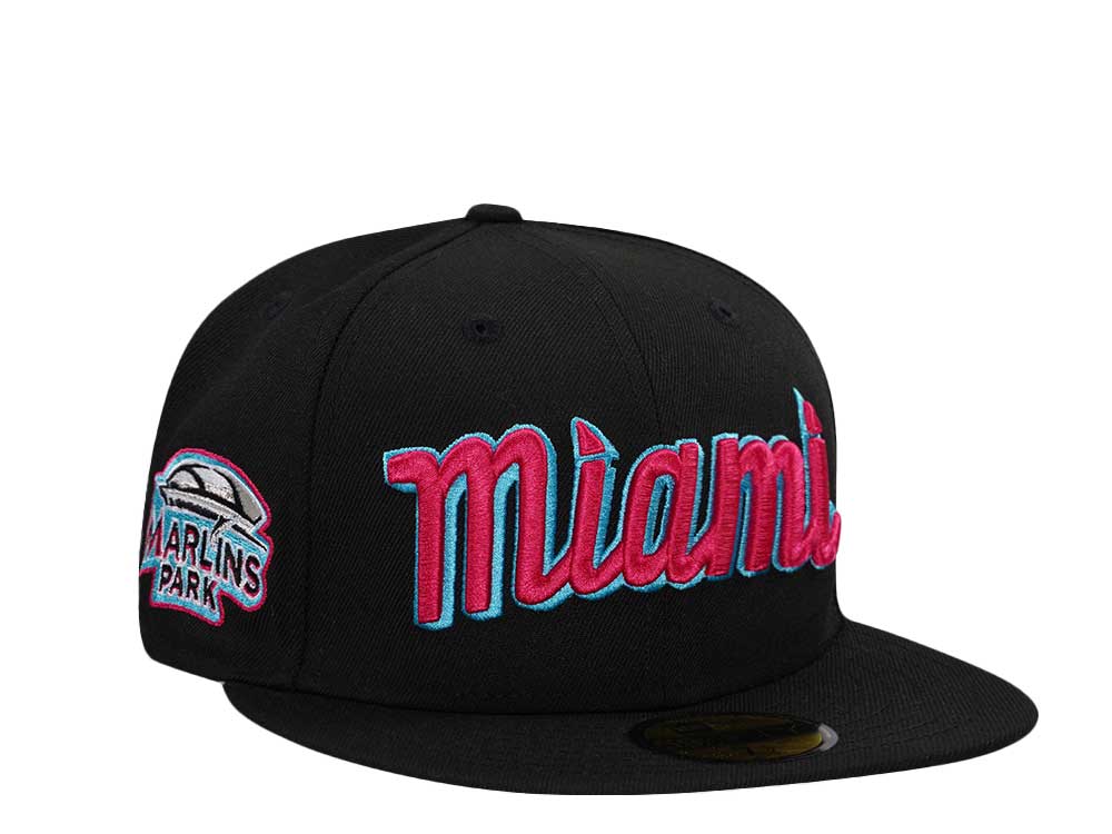 New Era Miami Marlins Marlins Park Vice Edition 59Fifty Fitted Casquette