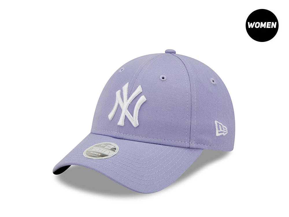 New Era New York Yankees League Essential Lavender Womens 9Forty Snapback Casquette